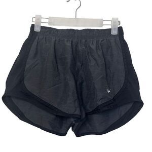 Nike Dri-Fit Elastic Waist Tempo Athletic Running Shorts Black Heather Small